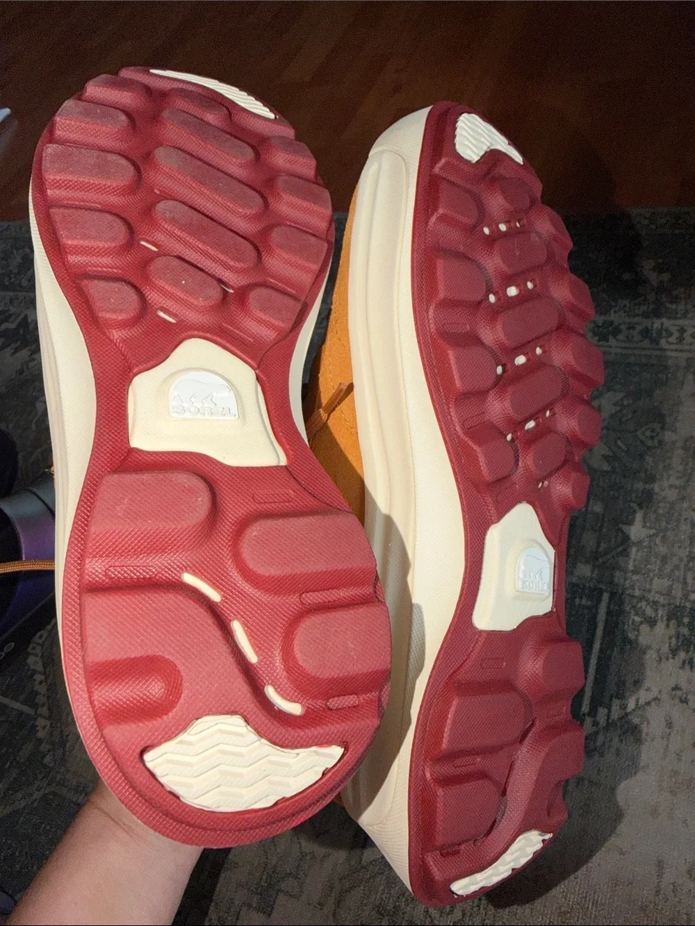 SOREL x CALIA Out N’ About™ 503 Mid Cozy - Canyon Gold, Bleached Ceramic size 10